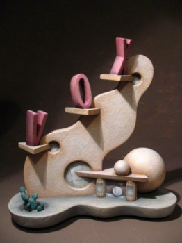 Named contemporary work « cinéma vox », Made by GILLES GUERBER
