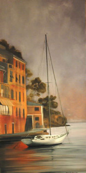 Named contemporary work « Porto Fino », Made by VINCENT GOSSELIN