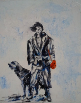 FEMME ET SON CHIEN On the ARTactif site