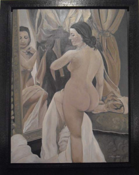 Named contemporary work « miroir et feminité », Made by ANNE CABROL