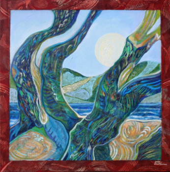 Named contemporary work « Arbres à la mer. Aubres à la mar. Mai 2010. », Made by CAVATORE GUI