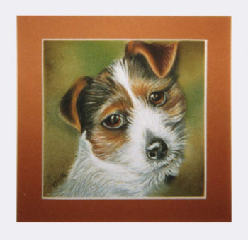 Named contemporary work « Fox terrier », Made by MIKELA