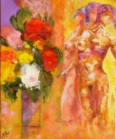 Named contemporary work « Bouquet de femmes », Made by RAOUL RIBOT