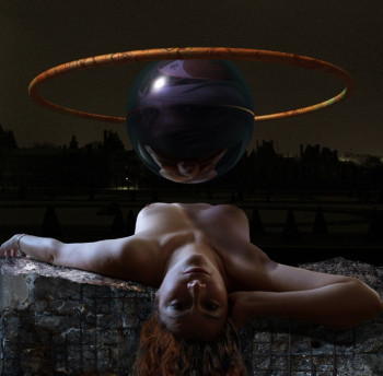 Named contemporary work « Saturne et Venus », Made by LEO NOVORO