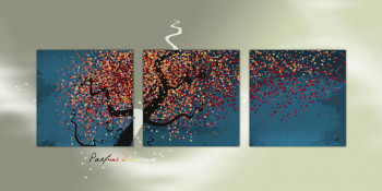 Named contemporary work « parfums d'automne 2 », Made by CHRISTOPHE MARTEL