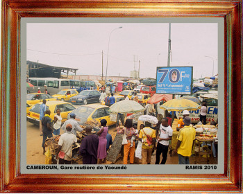 Cameroun, gare routiere de Yaoundé 2010 On the ARTactif site