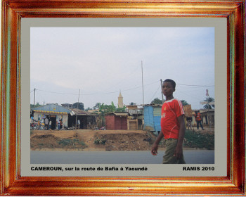 Named contemporary work « Cameroun, sur la route de Bafia », Made by EMILE RAMIS