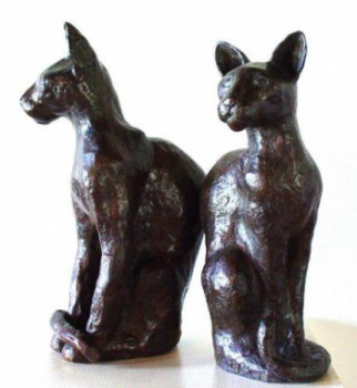 Named contemporary work « Kitty 1 et 2 », Made by PAM