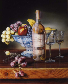 Named contemporary work « Château Yquem 1986 », Made by CHRISTIAN LABELLE