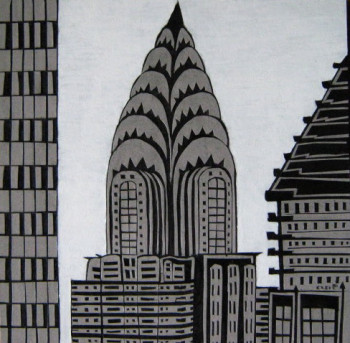 Named contemporary work « Chrysler_building », Made by FABIE