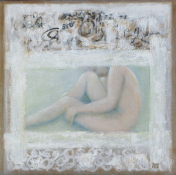 Named contemporary work « Repli », Made by ANDRéE CAZIN