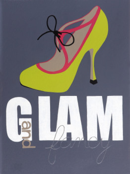 Named contemporary work « Glam & fancy », Made by LOUISELAPRAIRIE