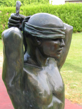 Named contemporary work « LE GUERRIER -détail », Made by MERRY K.