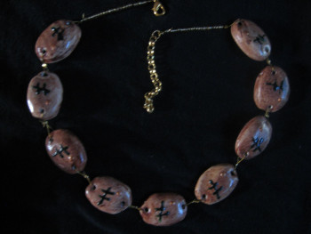 Named contemporary work « BIJOUX (collier) GALET », Made by AMELIE AMELOT