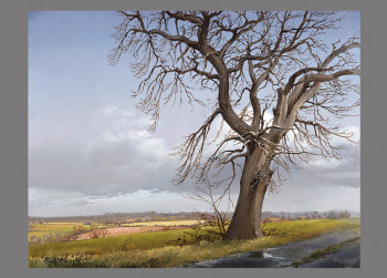 Named contemporary work « UN ARBRE EN HIVER 2 », Made by GAUTIER