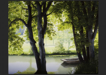 Named contemporary work « MAGIE VERTE (MARAIS POITEVIN) 2 », Made by GAUTIER