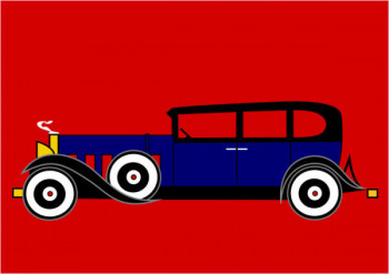 Named contemporary work « Al Capone's Cadillac V16 1930 », Made by LONVIG