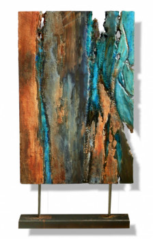 Named contemporary work « fragment 70x40 », Made by LAURELLE BESSE