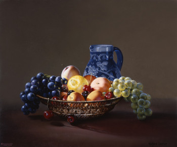 Named contemporary work « LA CORBEILLE DE FRUITS  », Made by GAUTIER