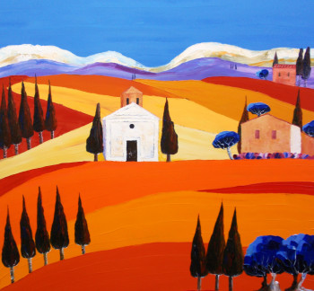 Named contemporary work « TOSCANE », Made by JULIE PIOCH