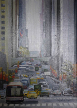 Named contemporary work « Manhattan », Made by GéRARD DUCHENE