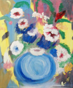 Named contemporary work « bouquet 1 », Made by BERNI