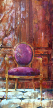 Named contemporary work « Fauteuil rose », Made by LAURELLE BESSE