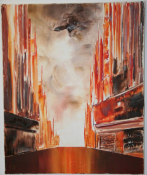 Named contemporary work « Manhattan avenue », Made by ETIENNE FOURCY