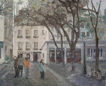 Named contemporary work « place St Catherine », Made by CHRISTIAN RENARD