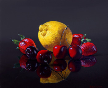 Named contemporary work « FRUITS ROUGE AU CITRON », Made by GAUTIER