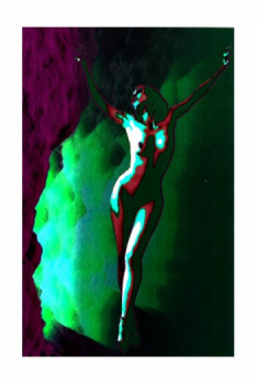 Named contemporary work « LA  REINE  DE  LA  NUIT », Made by ALAIN SERRUYA