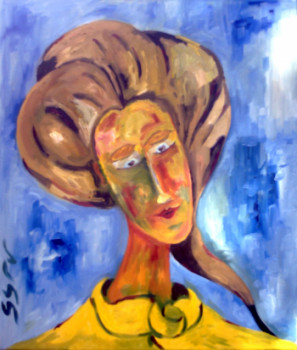 Named contemporary work « sérénité », Made by SYLVAINSYLV